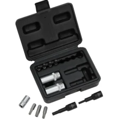 Air Conditioning and ECU Tool Kit, 1/4" Sq. Dr. (12 Piece)