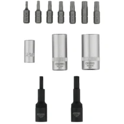 Air Conditioning and ECU Tool Kit, 1/4" Sq. Dr. (12 Piece)