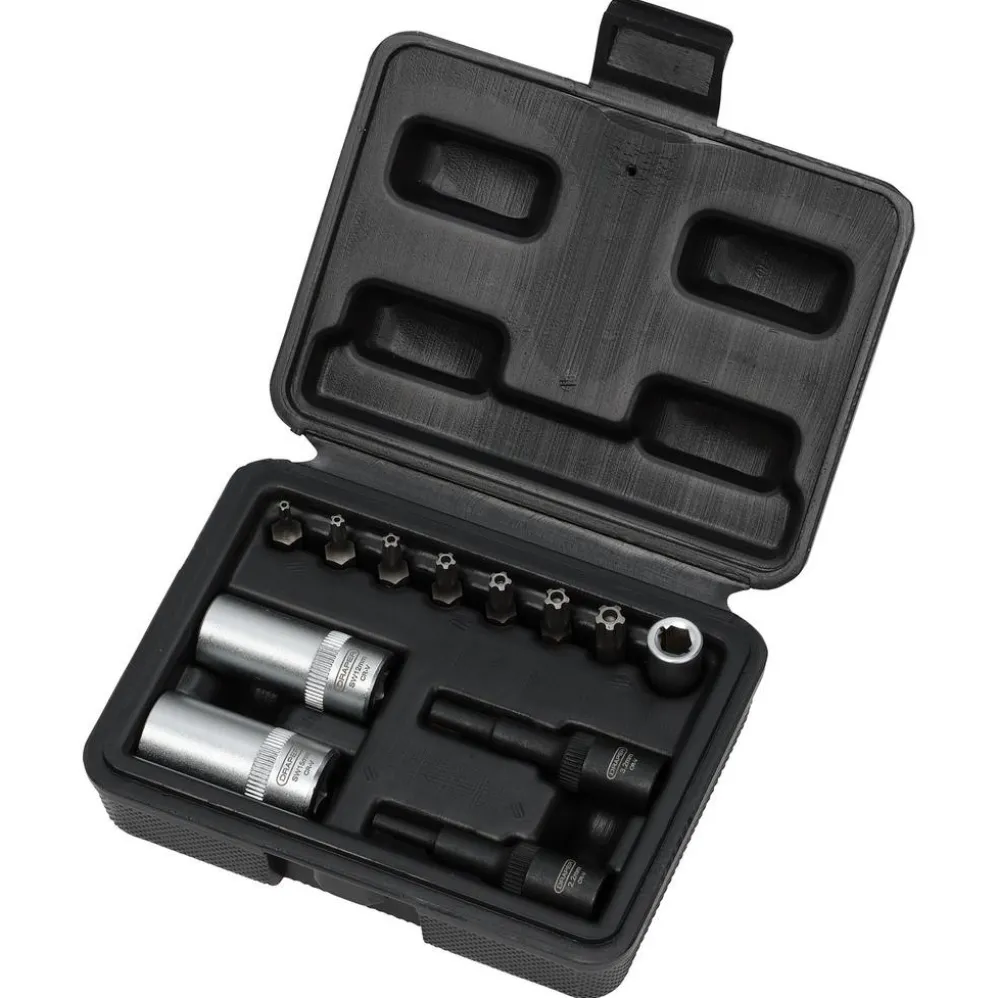 Air Conditioning and ECU Tool Kit, 1/4" Sq. Dr. (12 Piece)