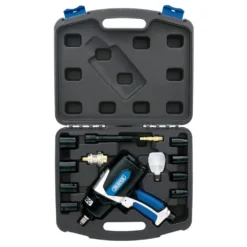 Air Impact Wrench Kit, 1/2" Sq. Dr. (14 Piece)