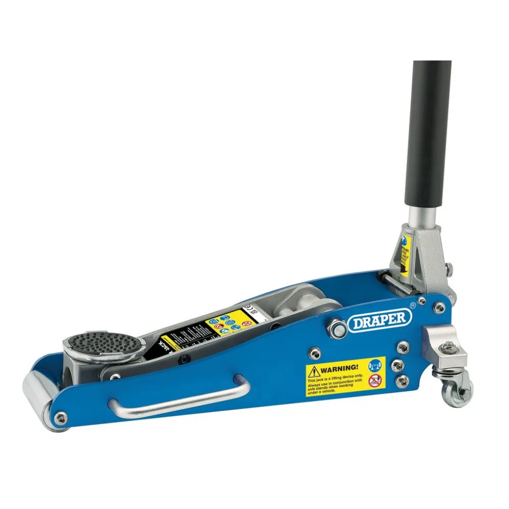 Aluminium Low Profile Trolley Jack, 1.25 Tonne