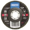 Aluminium Oxide Flap Disc, 115 x 22.23mm, 80 Grit