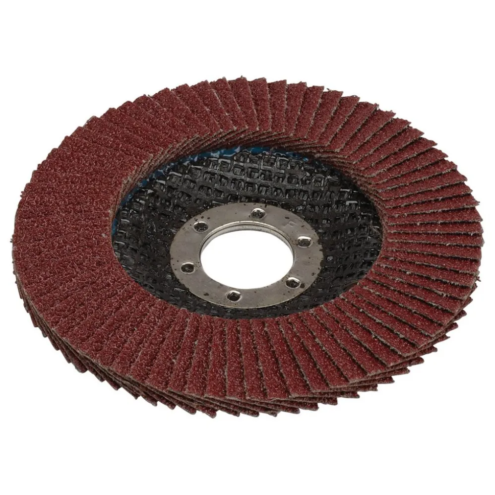 Aluminium Oxide Flap Disc, 115 x 22.23mm, 60 Grit