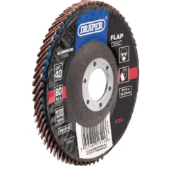 Aluminium Oxide Flap Disc, 115 x 22.23mm, 40 Grit