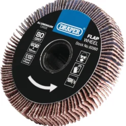 Aluminium Oxide Flap Wheel, 10 x 60mm, 80 Grit