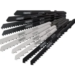Assorted HSS & HCS Jigsaw Blade Set (10 Piece)
