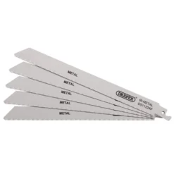 Bi-metal Reciprocating Saw Blades for Metal Cutting, 225mm, 24tpi (Pack of 5)