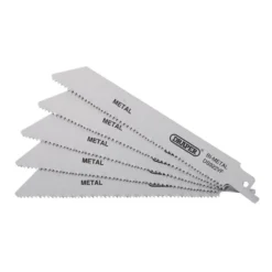 Bi-metal Reciprocating Saw Blades for Metal, 150mm, 10-14tpi (Pack of 5)