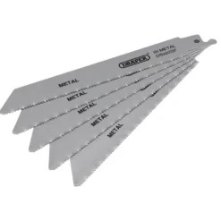 Bi-metal Reciprocating Saw Blades for Metal, 150mm, 14tpi (Pack of 5)
