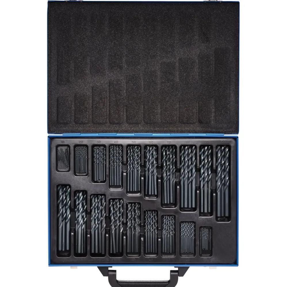 Black HSS Drill Bit Set (170 Piece)