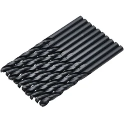Black HSS Drill Bit, 4 x 75mm (Pack of 10)