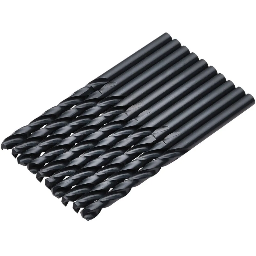 Black HSS Drill Bit, 4 x 75mm (Pack of 10)