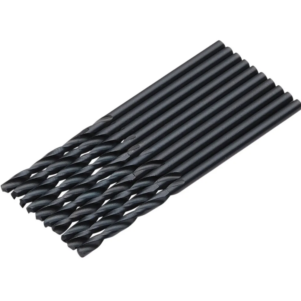 Black HSS Drill Bit, 3 x 61mm (Pack of 10)