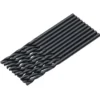 Black HSS Drill Bit, 1 x 34mm (Pack of 10)