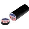 Black PVC Electrical Insulation Tape, 19mm x 20m (Pack of 10)