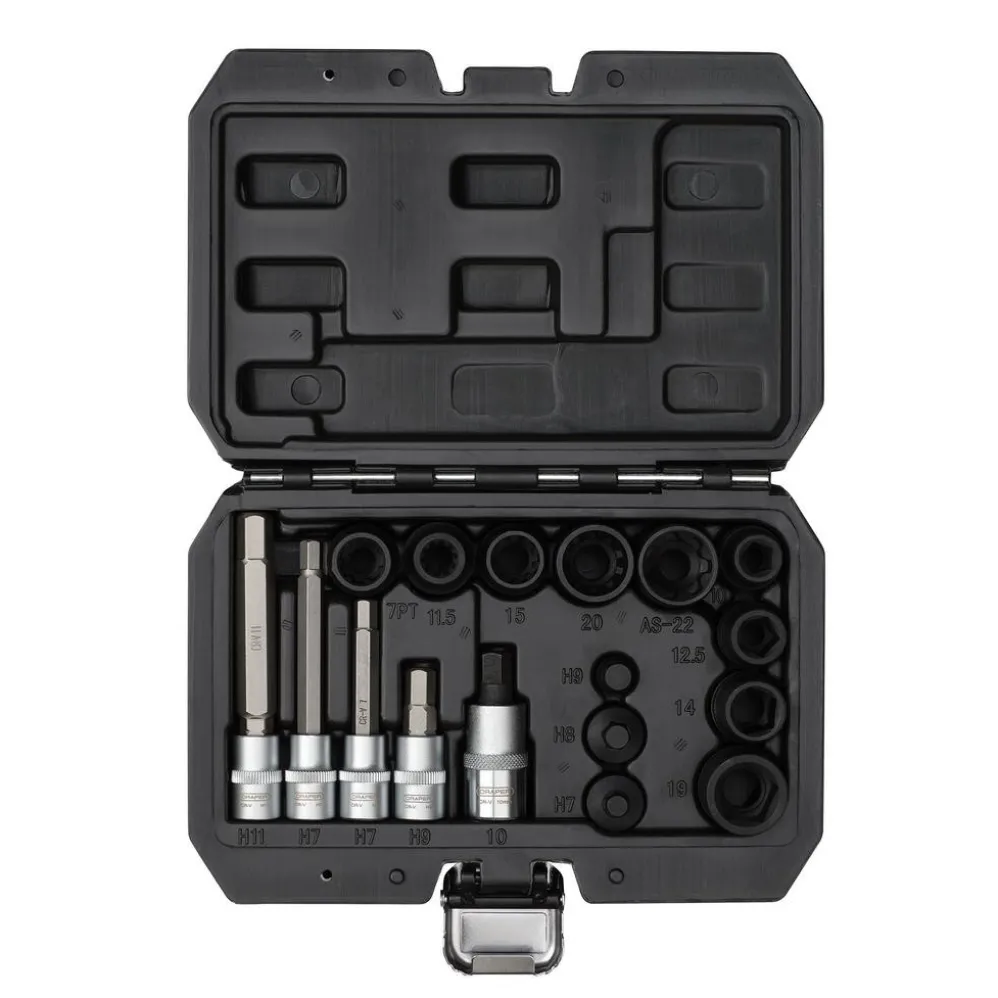 Brake Caliper Socket and Bit Set (17 Piece)