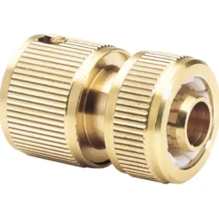 Brass Garden Hose Connector, 1/2"