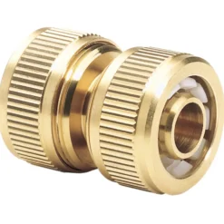 Brass Hose Repair Connector, 1/2"