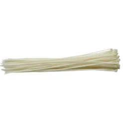 Cable Ties, 4.8 x 400mm, White (Pack of 100)