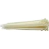 Cable Ties, 4.8 x 200mm, White (Pack of 100)
