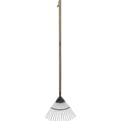 Carbon Steel Lawn Rake with Ash Handle