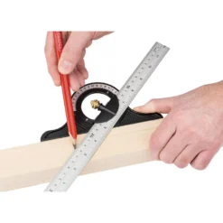 Combination Square with Centre Head and Protractor, 300mm