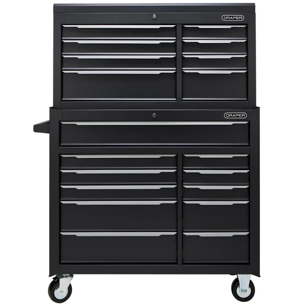 Combined Roller Cabinet and Tool Chest, 19 Drawer, 42"