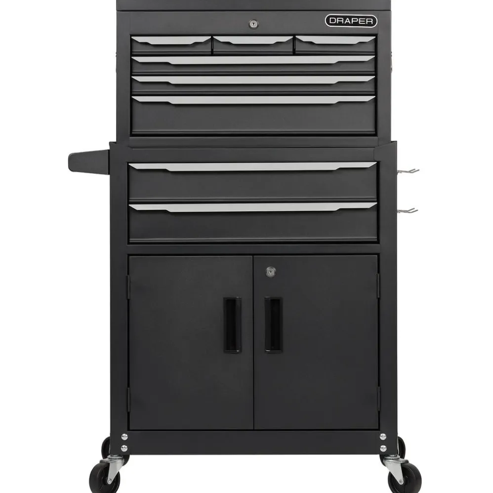 Combined Roller Cabinet and Tool Chest, 8 Drawer, 24"