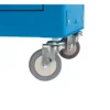 Combined Roller Cabinet and Tool Chest, 6 Drawer, 24", Blue