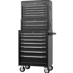 Combined Roller Cabinet, Mid Tool Chest and Tool Chest, 14 Drawers, 26
