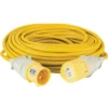Defender E85262 110V Extension Lead Yellow 4mmÂ², 32A, 25m