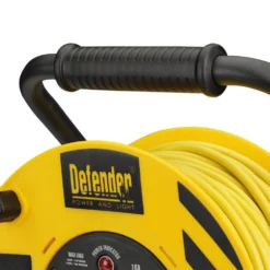 Defender E86500 110V Industrial Cable Reel, 1.5mm², 16A, 50m