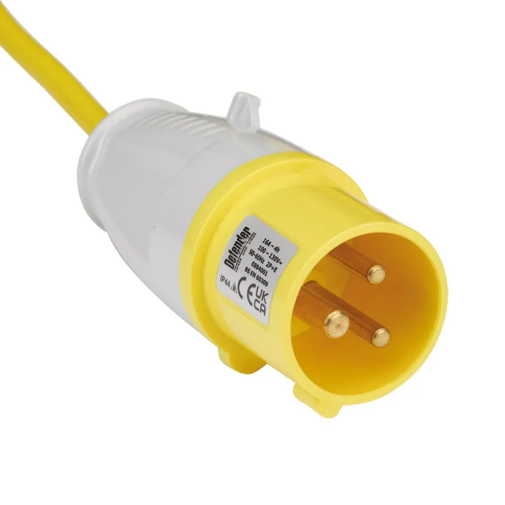 Defender E86450 110V Industrial Cable Reel, 1.5mm², 16A, 25m