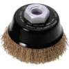 Draper Expert Brassed Steel Crimped Wire Cup Brush, 60mm, M14