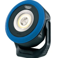 Draper Expert COB/SMD LED Wireless/USB Rechargeable Mini Flood Light, 7W, 670 Lumens, USB-C Cable Supplied
