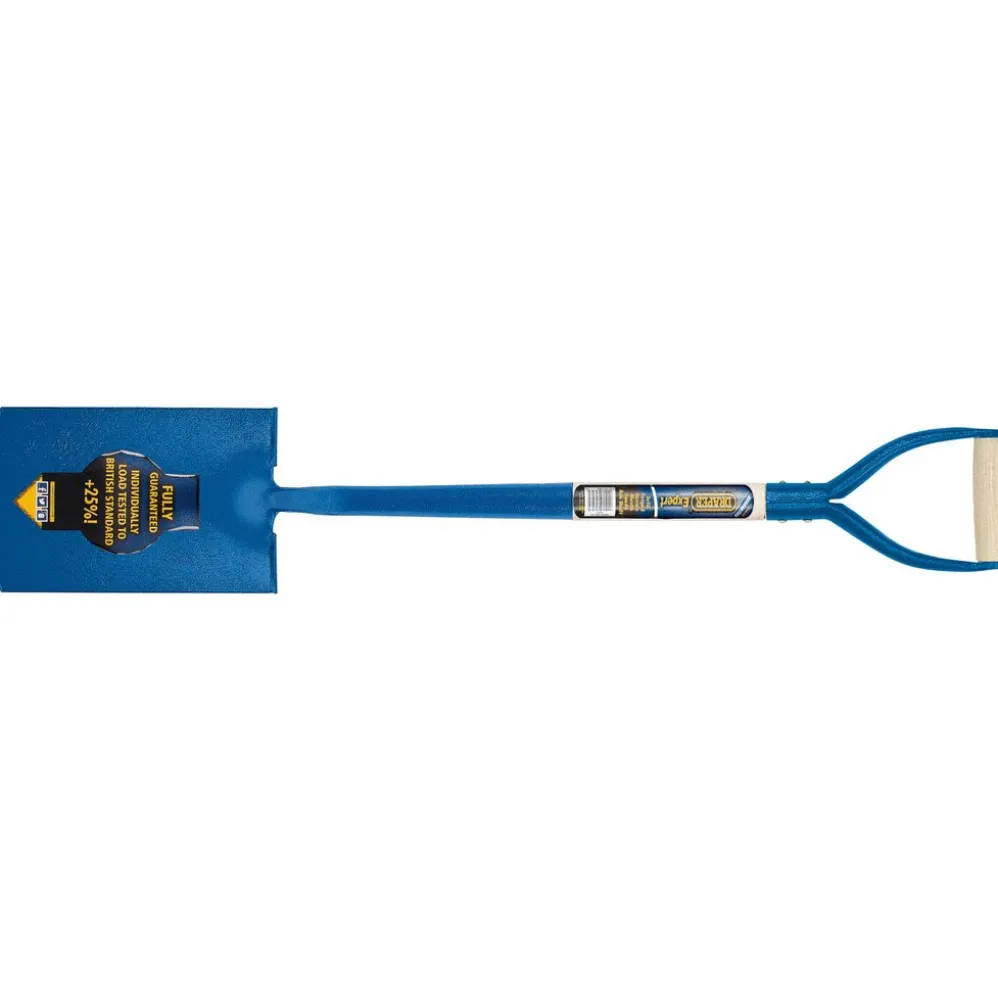 Draper Expert Contractors Square Mouth Shovel with Ash Shaft