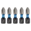Draper Expert Cross Slot/PH Type Impact Screwdriver Bits, No.2 x 25mm, 1/4" Hex (Pack of 5)