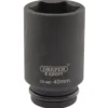 Draper Expert Drapi 6 Point Deep Impact Socket, 3/4" Sq. Dr., 40mm