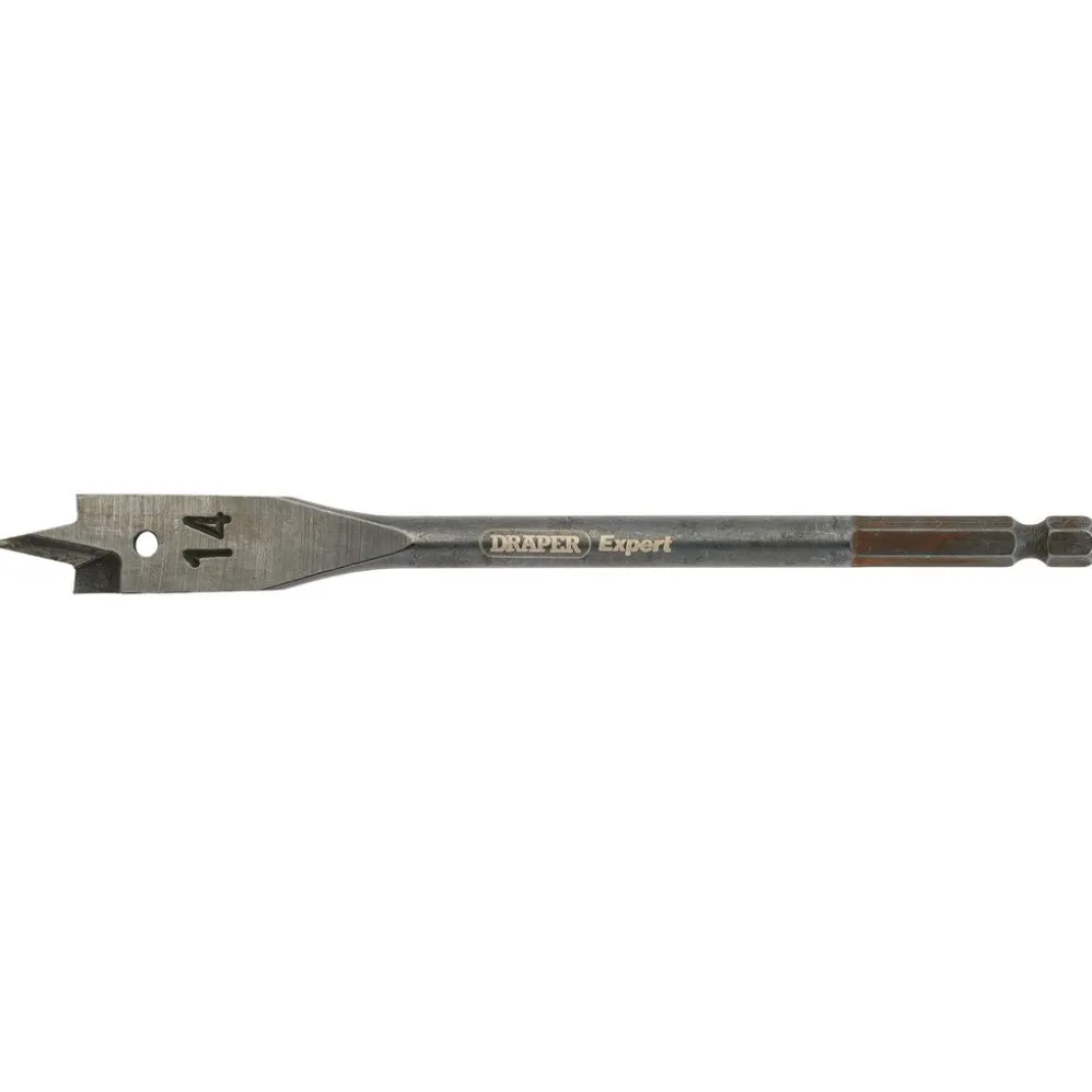 Draper Expert Flat Wood Bit, 14 x 150mm