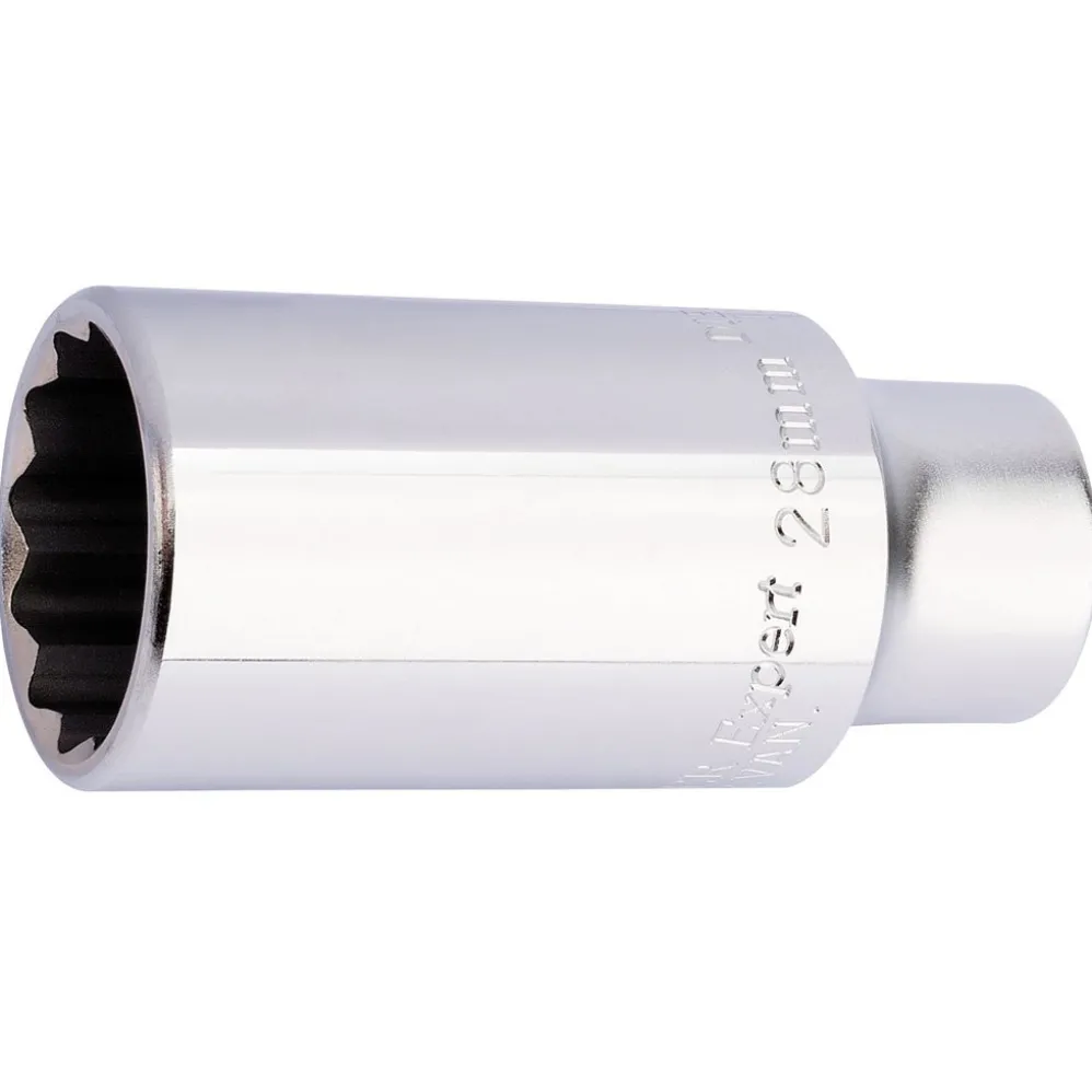 Draper Expert HGV Diesel Injector Socket, 1/2" Sq. Dr., 28mm