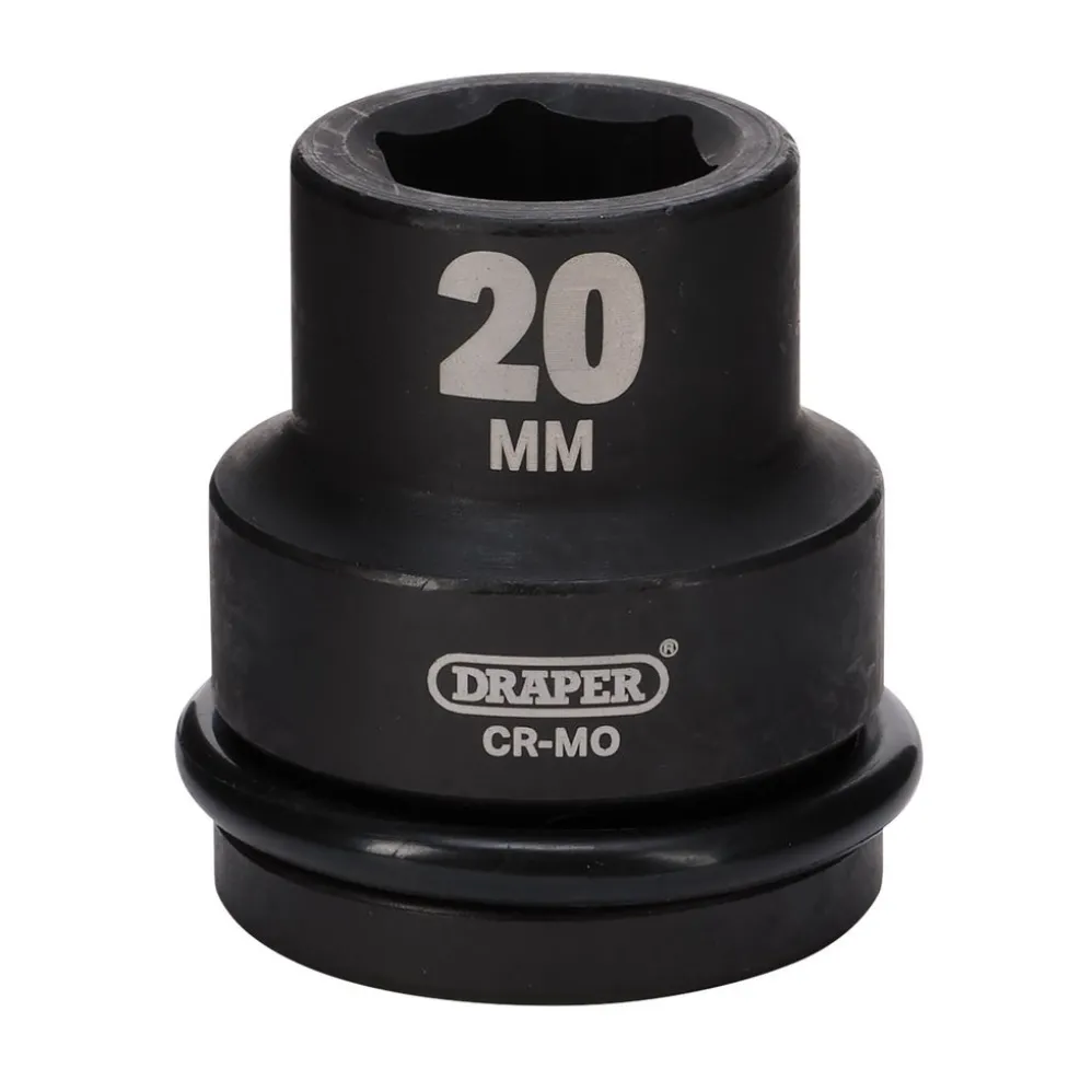 Draper Expert Hi-TORQ® Impact Socket, 3/4" Sq. Dr., 20mm