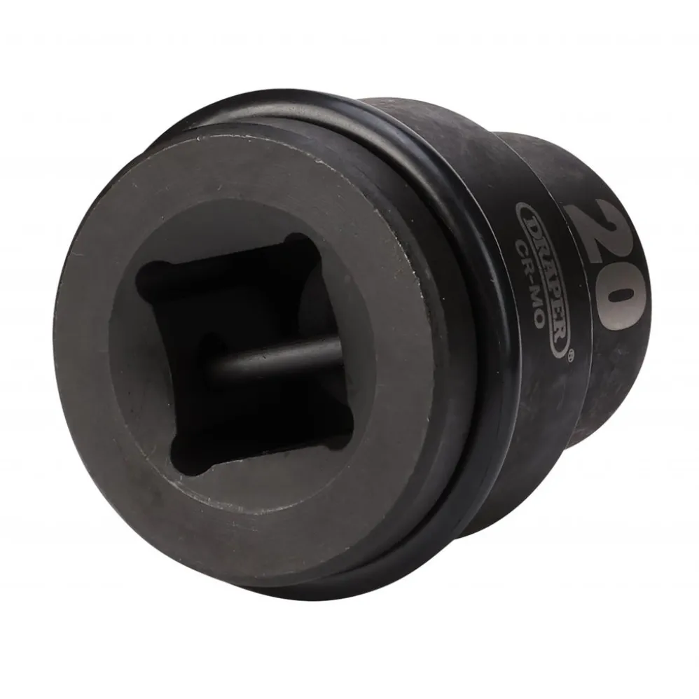 Draper Expert Hi-TORQ® Impact Socket, 3/4" Sq. Dr., 20mm