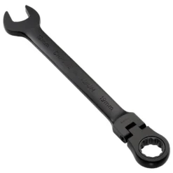 Draper Expert HI-TORQ® Metric Flexible Head Ratchet Combination Spanner, 19mm, Black