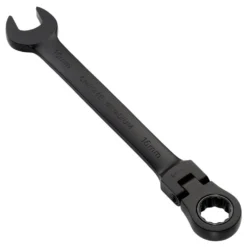Draper Expert HI-TORQ® Metric Flexible Head Ratchet Combination Spanner, 16mm, Black