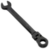 Draper Expert HI-TORQ® Metric Flexible Head Ratchet Combination Spanner, 15mm, Black