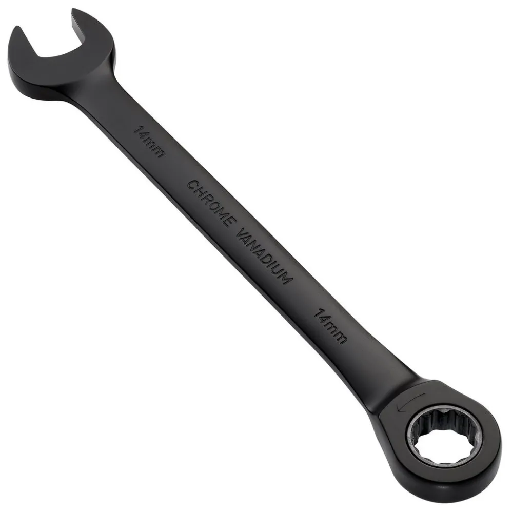 Draper Expert HI-TORQ® Metric Ratchet Combination Spanner, 14mm, Black