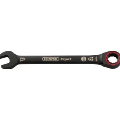 Draper Expert HI-TORQ® Metric Ratchet Combination Spanner, 12mm, Black
