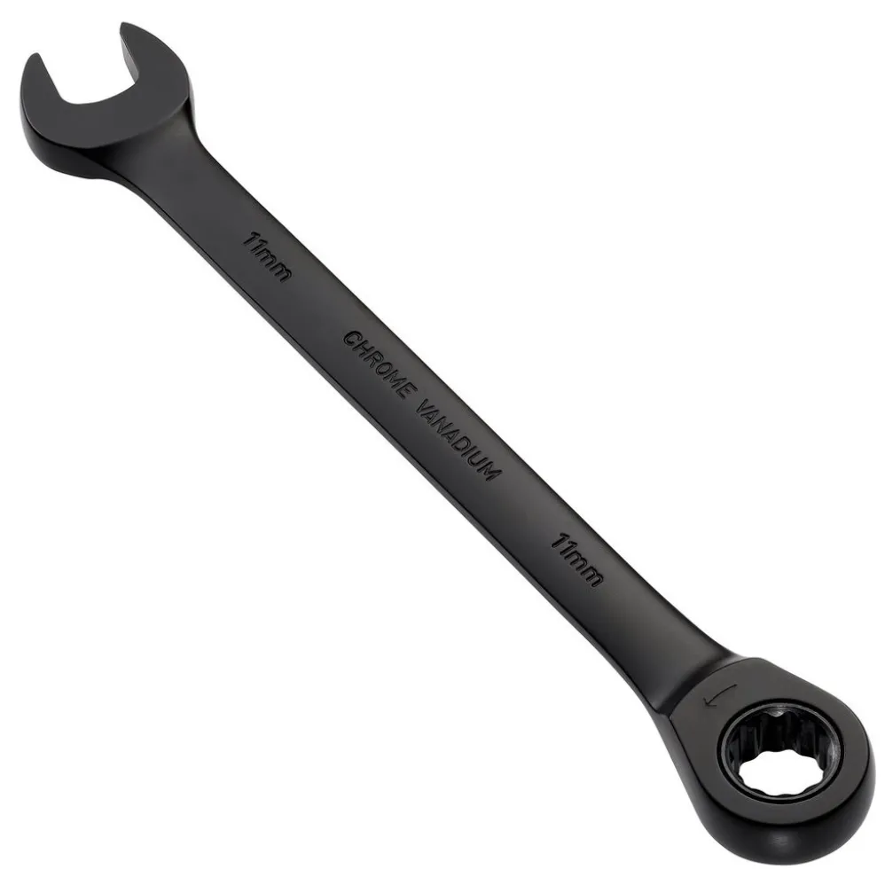 Draper Expert HI-TORQ® Metric Ratchet Combination Spanner, 11mm, Black