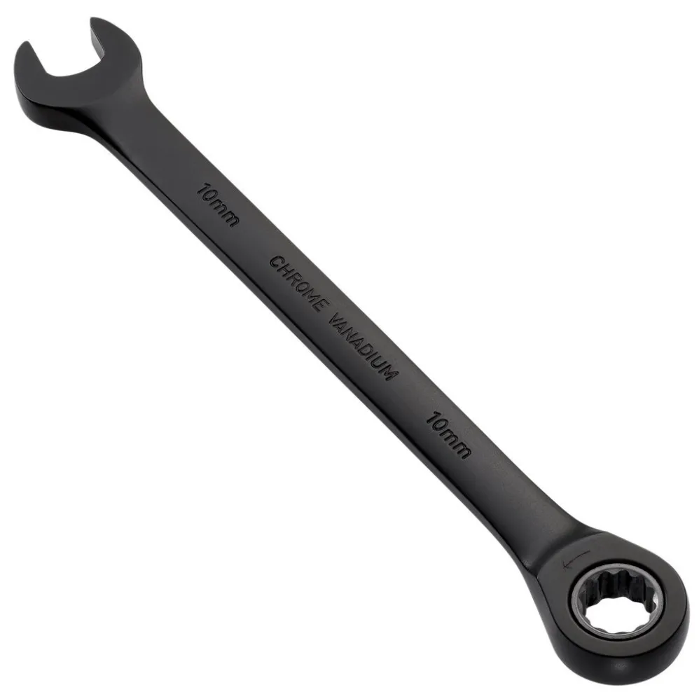 Draper Expert HI-TORQ® Metric Ratchet Combination Spanner, 10mm, Black