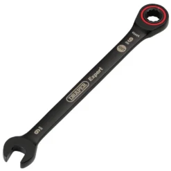 Draper Expert HI-TORQ® Metric Ratchet Combination Spanner, 9mm, Black